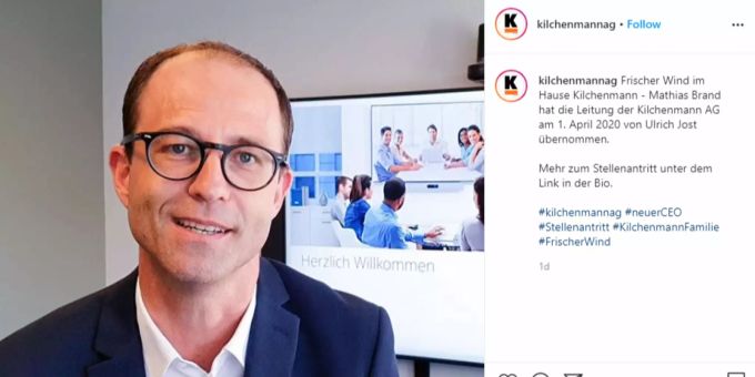 Mathias Brand ist der neue CEO der Kilchenmann AG. kilchenmann ag