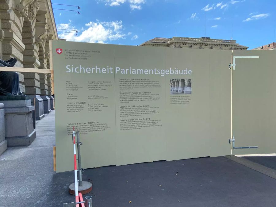 Bundeshaus Sicherheit