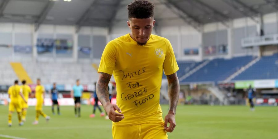 Sportler wie Jadon Sancho vom BVB schliessen sich an.