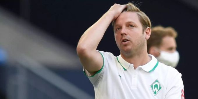 Werder Bremen Cheftrainer, Florian Kohfeldt. Werder Bremen