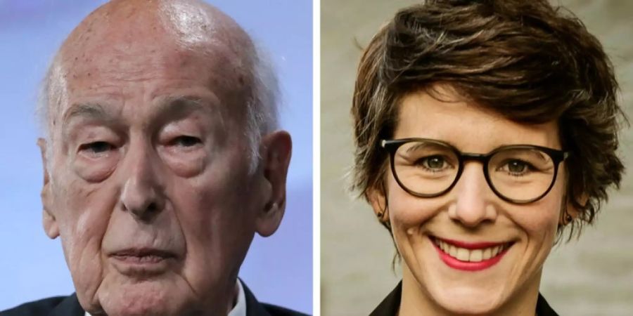 Valéry Giscard d'Estaing und Ann-Kathrin Stracke