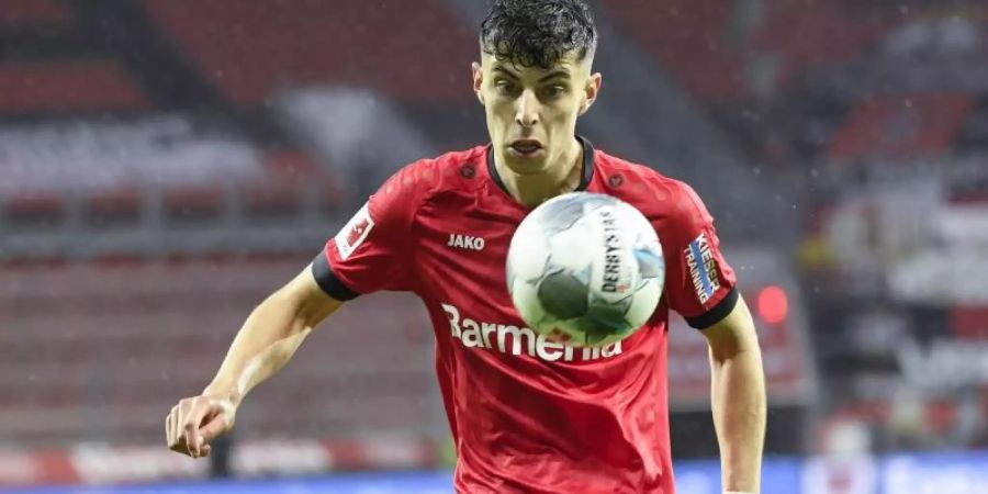 Darf in dieser Saison endlich auch gegen den FC Bayern ran: Leverkusen-Youngster Kai Havertz. Foto: Ina Fassbender/AFP Pool/dpa