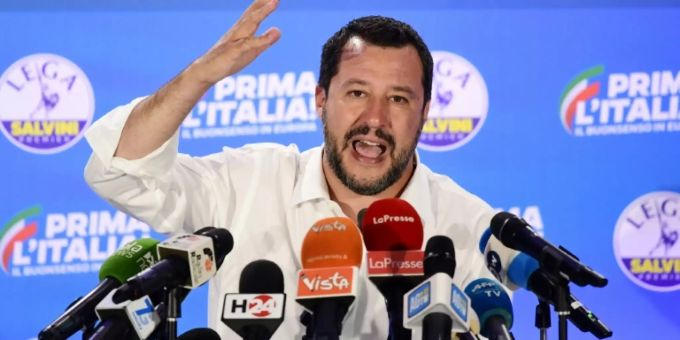 Italiens Innenminister Matteo Salvini Italiens Innenminister Matteo Salvini