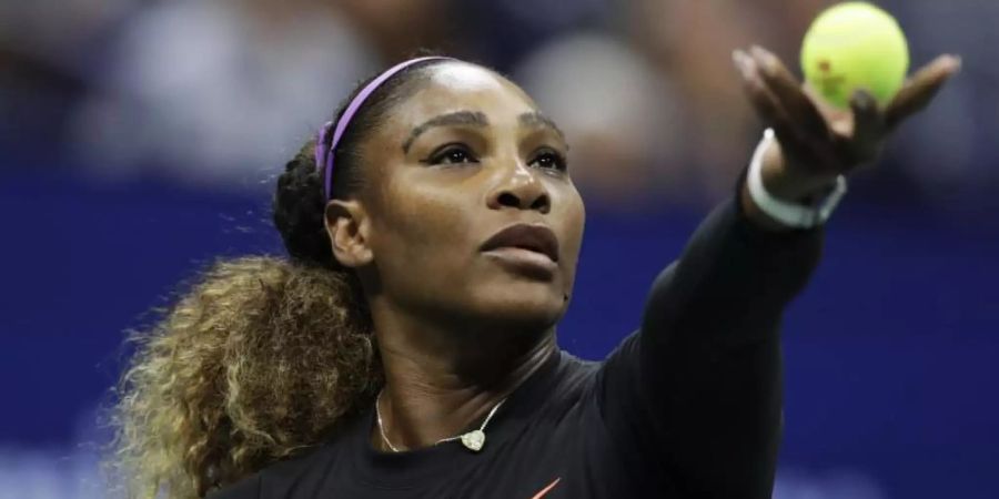 Bei den US Open auf Rekordjagd: Serena Williams. Foto: Adam Hunger/AP