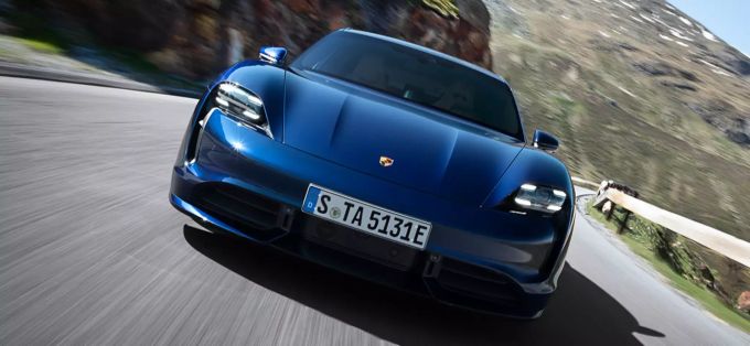 Der Porsche Taycan ist das erste E-Auto des Sportwagenbauers. Porsche Taycan