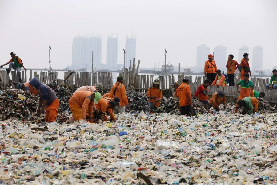 Plastikmüll in Indonesien