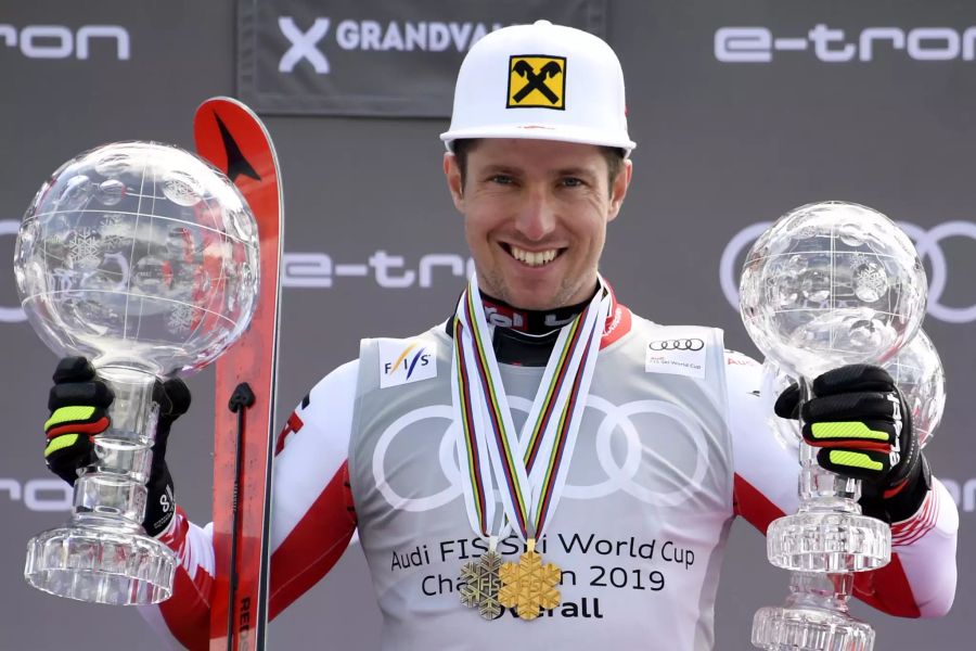 Kristallkugeln und Medaillen en masse – zu beweisen hat Marcel Hirscher nichts mehr.