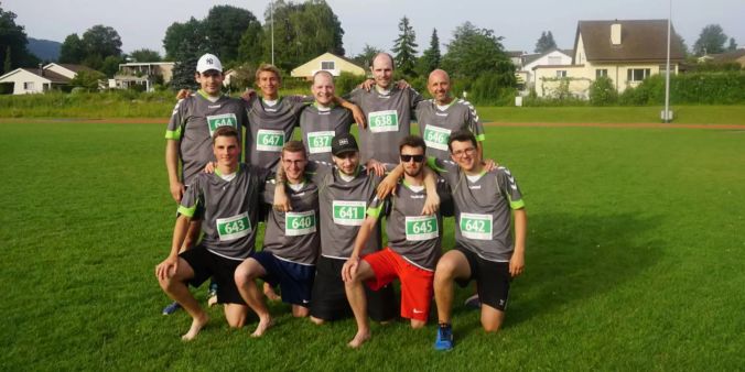 Diese zehn Turner des TV Embrach stellten sich dem 6-Kampf mit Sportlern aus der ganzen Schweiz.