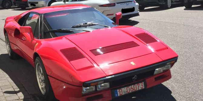 Gestohlener Ferrari