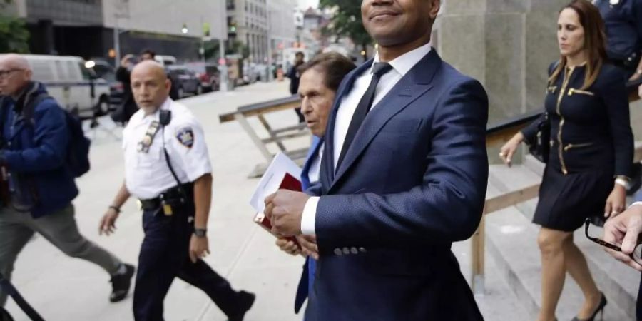 Cuba Gooding Jr. verlässt das Strafgericht, nachdem er sich den New Yorker Behörden gestellt hatte. Foto: Frank Franklin Ii/AP