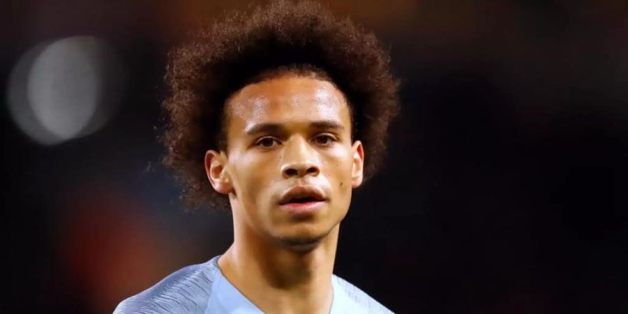 Der deutsche Nationalspieler Leroy Sane musste im englischen Supercup früh verletzungsbedingt ausgewechselt werden. Foto: M. Rickett/PA Wire