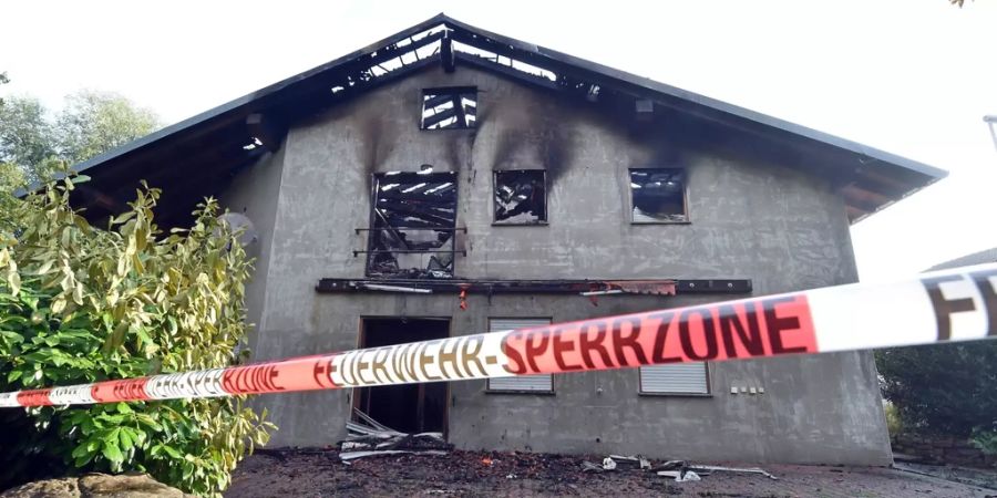 Brand Flüchtlingheim