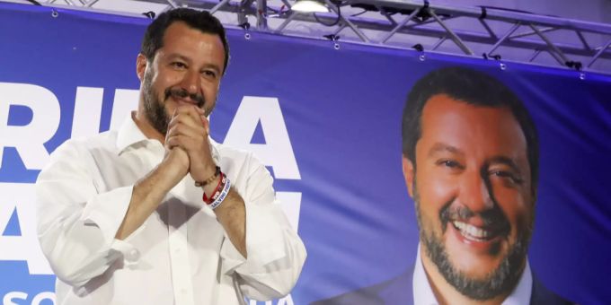 Rom - Rechte Lega in Italien erreicht bei Europawahl 34,3 Prozent