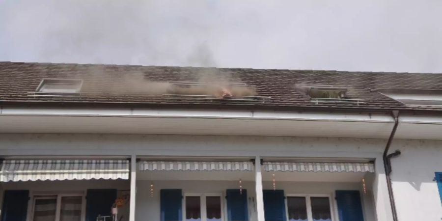 Brand wurde schnell gelöscht.