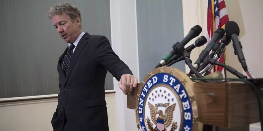 Wegen US-Senator Rand Paul waren Änderungen bei der Steueramtshilfe zwischen der Schweiz und den USA jahrelang blockiert. Nun sind die Änderungen in Kraft getreten. (Archivbild)