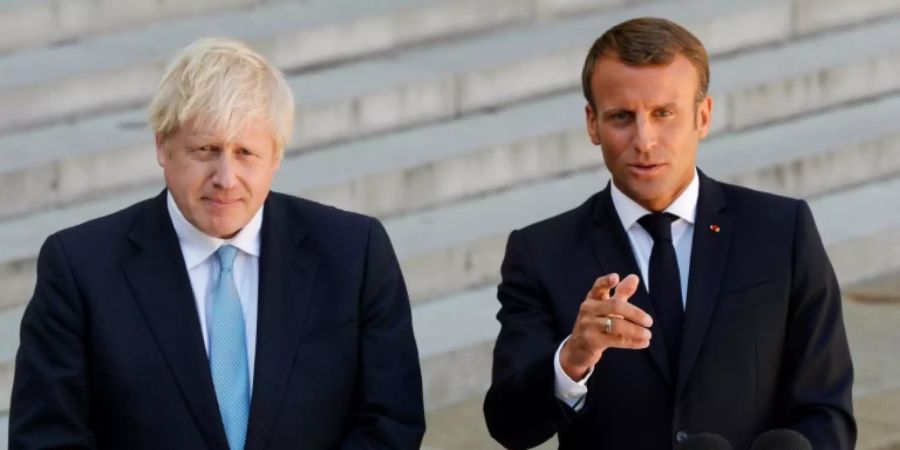 Boris Johnson und Emmanuel Macron