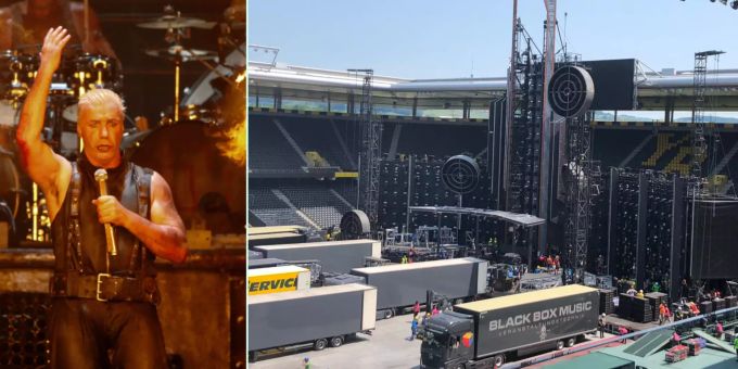 Pyro-Lastwagen! - So krass wird die Berner Rammstein-Feuer-Show heute