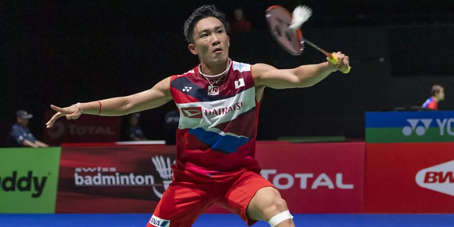 Der Japaner Kento Momota wiederholte an der Badminton-WM in Basel seinen Einzel-Titel aus dem Vorjahr