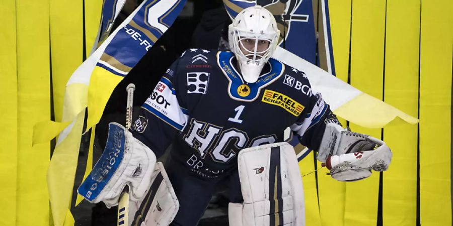 Die Playoffs gehen für Goalie Tim Wolf (Bild) und den HC La Chaux-de-Fonds in seiner Jubiläums-Saison (100 Jahre HCC) ab nächster Woche mit dem Final weiter