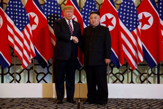 Am 27. Februar trafen sich Donald Trump und Kim Jong Un in Hanoi. Trump Nordkorea