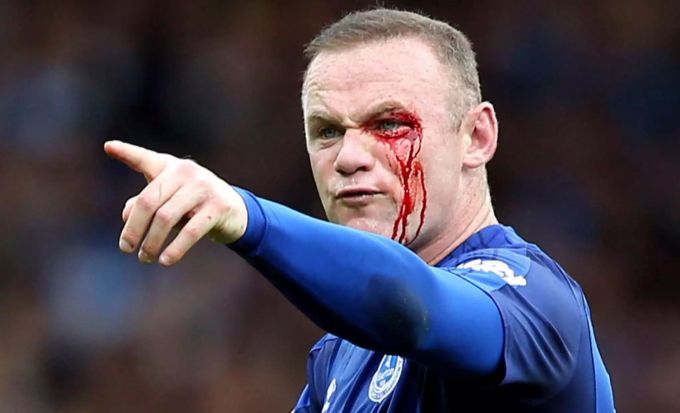 Wayne Rooney im Dress von Everton, dem Lokalrivalen von Liverpool. Rooney Liverpool