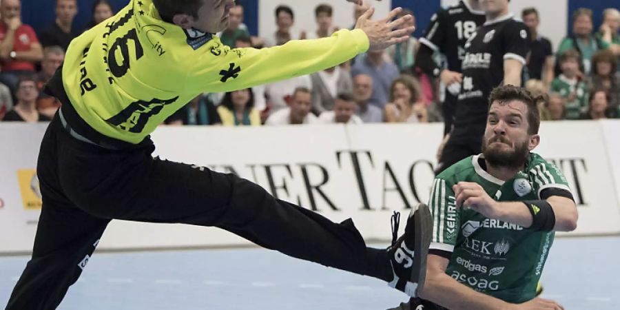 Pfadis Goalie Matias Schulz war nach der Pause eine Wand (Archivbild)
