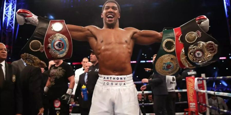 Steigt in New York in den Ring: Schwergewichts-Weltmeister Anthony Joshua. Foto: Nick Potts/PA Wire