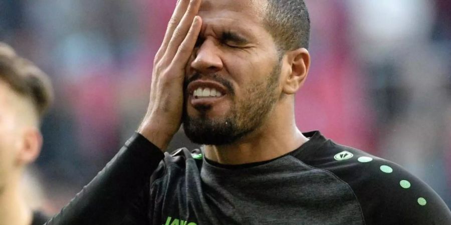 Droht gegen Schalke auszufallen: 96-Angreifer Jonathas. Foto: Stefan Puchner/dpa