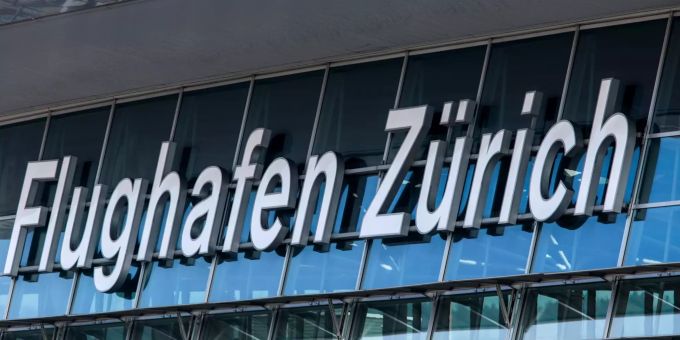 Der Flughafen Zürich. Flughafen zürich