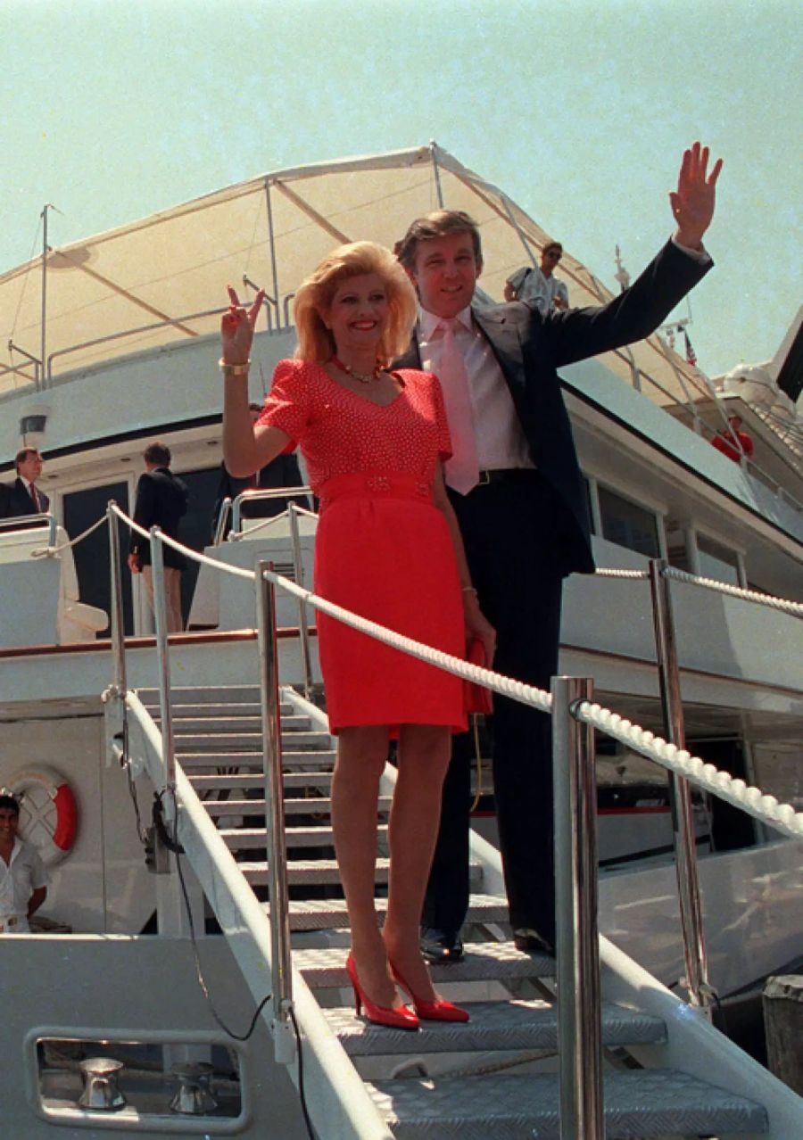 Die Ehe von Ivana und Donald Trump ging 1993 in die Brüche.