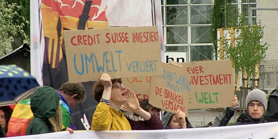 credit suisse klimastreik