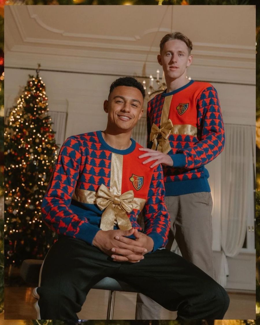 Der Ugly Sweater des FCB gehört mit Sicherheit zu den hässlechsten der Super League.