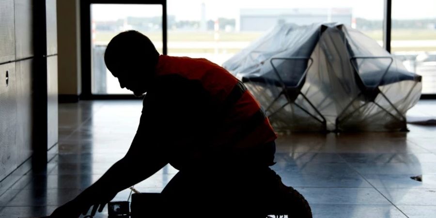 Arbeiten am Flughafen BER