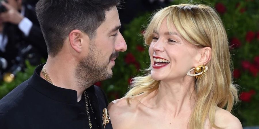 Carey Mulligan mit ihrem Ehemann, Marcus Mumford, auf der Met Gala in New York.