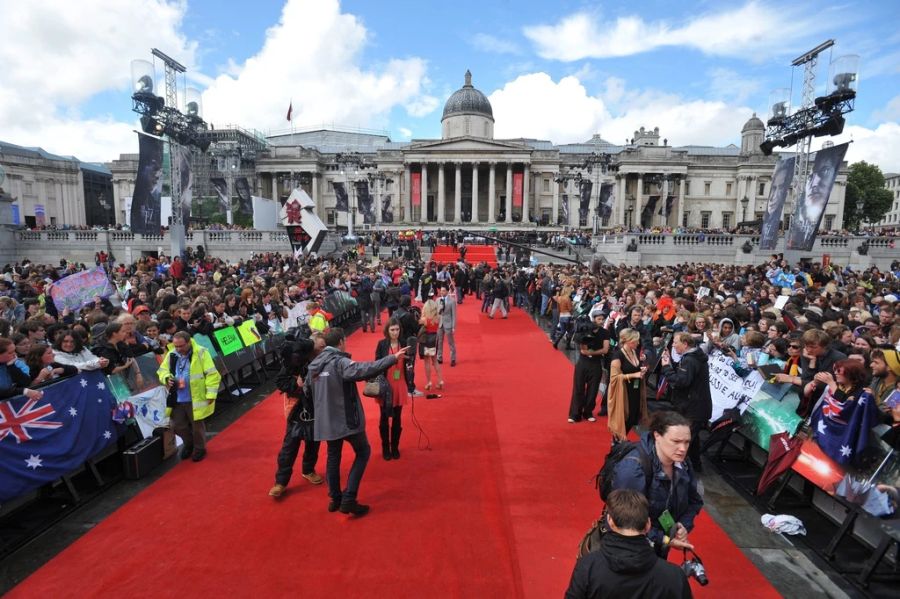 Allerdings ist das Bild bei einer Harry-Potter-Filmpremiere in London im Jahr 2011 entstanden.