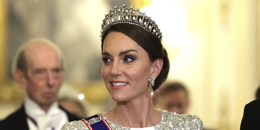 Kate Middleton sieht umwerfend aus am Staatsbankett von Charles