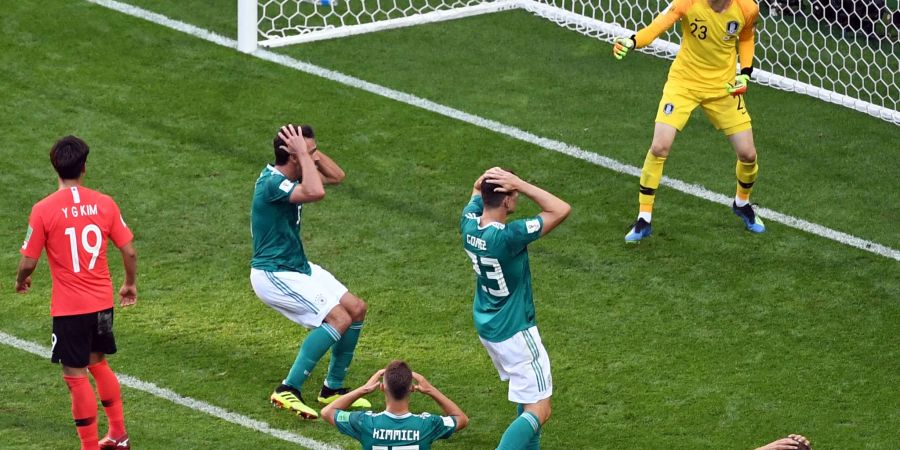 Bei der Fussball-WM 2018 in Russland verlor Deutschland gegen Südkorea.