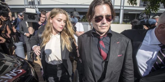 Ein Bild aus alten Zeiten: Amber Heard und Johnny Depp. Amber Heard Johnny Depp
