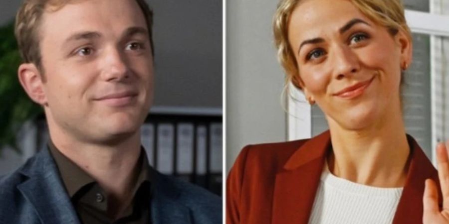 «Die Rosenheim-Cops»: Die vertretenden Kommissare Laura Schmidt (Marija Kovčo) und Thomas Schmidt (Moritz von Zeddelmann) starten mit vollem Elan.