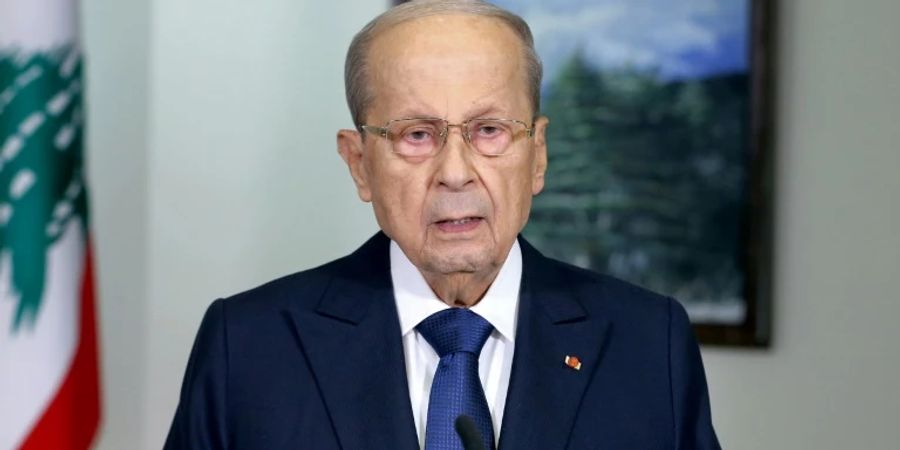 Der libanesische Präsident Michel Aoun