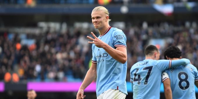 Manchester-Derby - Haaland und Foden treffen dreifach: 6:3 für City