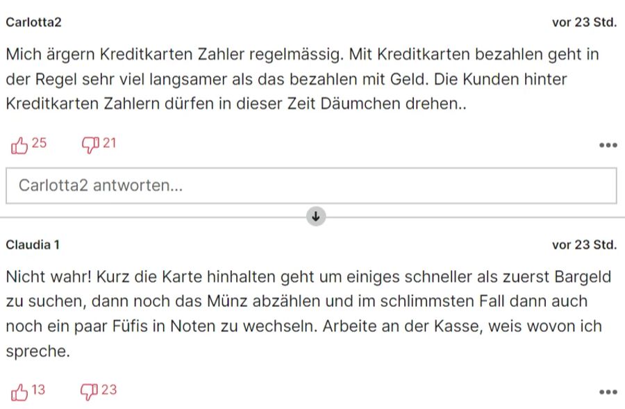 Auch diese beiden Nau.ch-Leserinnen sind sich nicht einig.