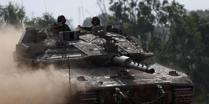 Israelische Soldaten. Israel Gaza Krieg