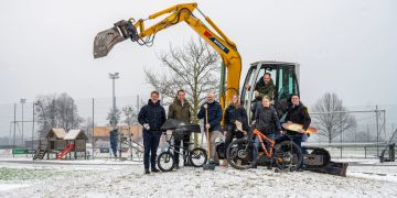 Symbolischen Spatenstich für den Eichli-Park