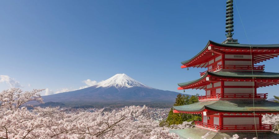 japan mount fuji aussicht