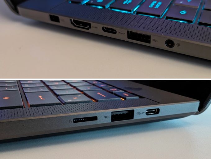 Einer der USB-C-Anschlüsse unterstützt USB 4 und bietet eine Lademöglichkeit von bis zu 100 Watt. Asus ROG Zephyrus G14