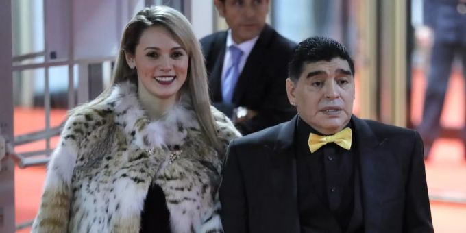 Rocío Oliva war sechs Jahre lang die Freundin von Diego Maradona. Diego Maradona