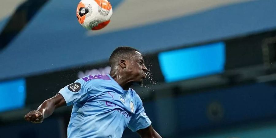 City-Verteidiger Benjamin Mendy (l). Foto: Dave Thompson/Nmc Pool/PA Wire/dpa