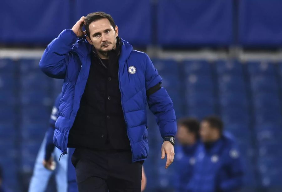 Chelsea-Trainer Frank Lampard kann sich nur die Haare raufen.