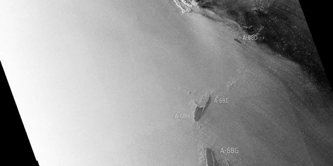 Im Südatlantik - Enormer Eisberg bricht weiter auseinander